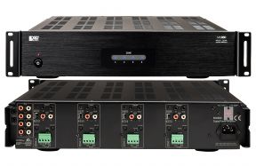 4-Zone 8-Channel Class D Amplifier, 80W/ Channel, Perfect for Home Theater Systems - MX880